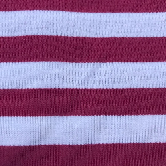 NWT CATO Maroon and White Striped Top Size XL - Picture 4 of 5